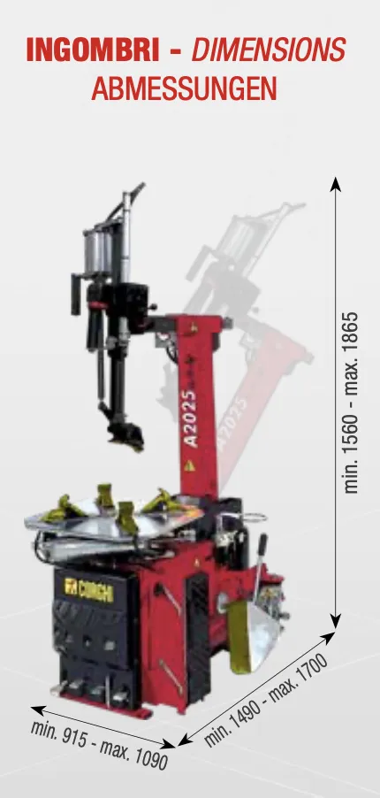 A2025 LL 외형 치수
