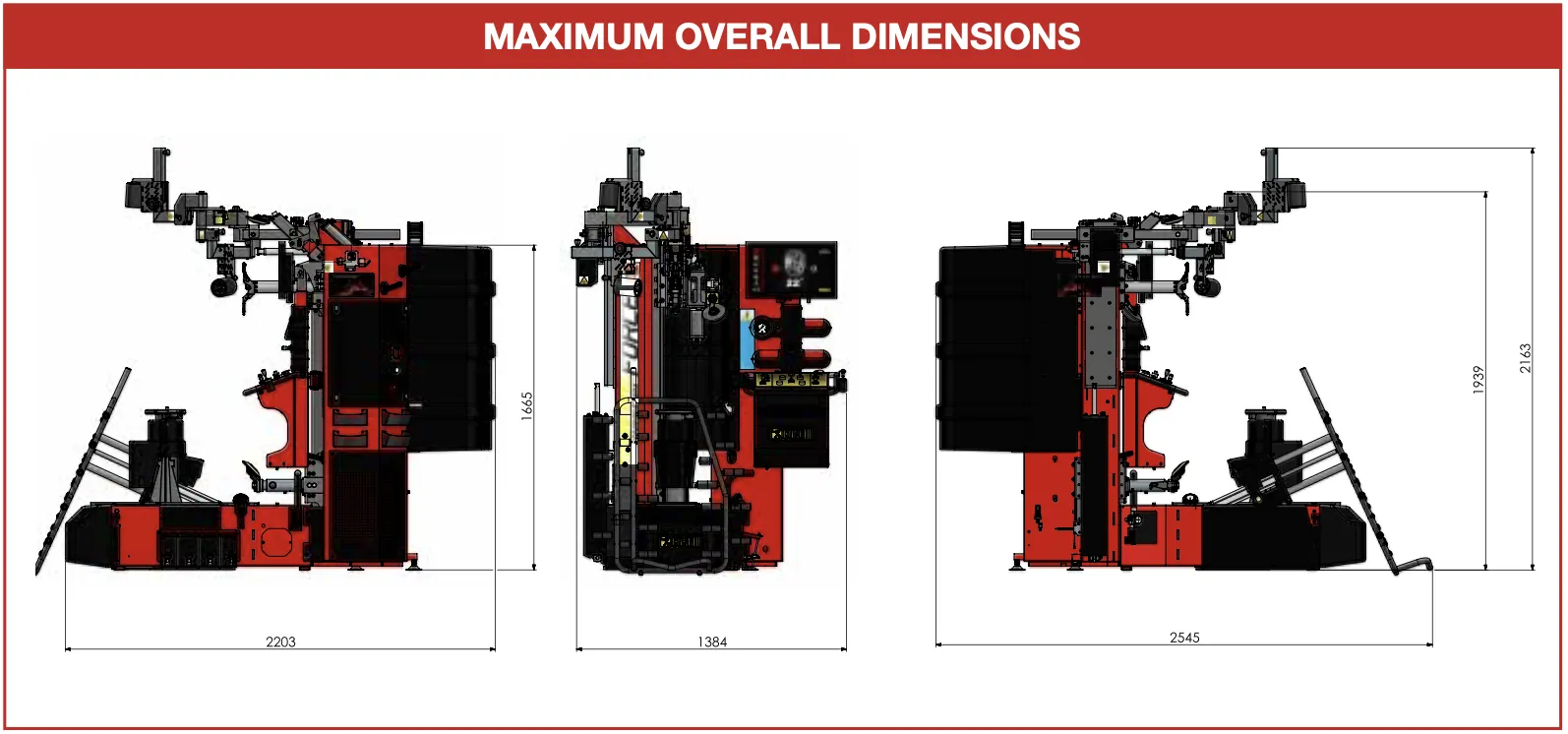 마스터포스 (Artiglio Master FORCE) 외형 치수